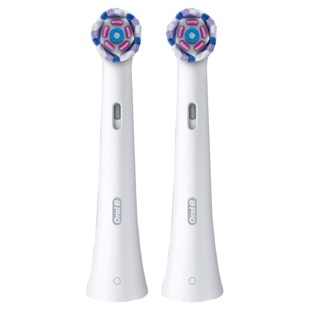 iO Ultimate White Replacement Brush Heads, White, 2 count