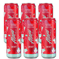 New  Energy Drink, Cherry Slush Flavor, Sugar-Free, 12 fl oz Low-Calorie Energy Boost (Pack of 6)