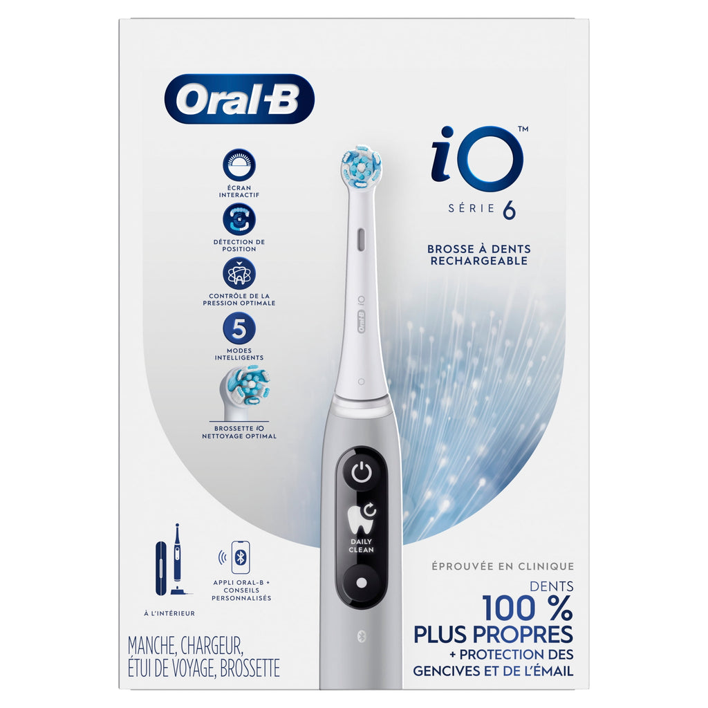 Toothbrush, iO Series 6 Electric Toothbrush with (1) Brush Head, Gray Opal