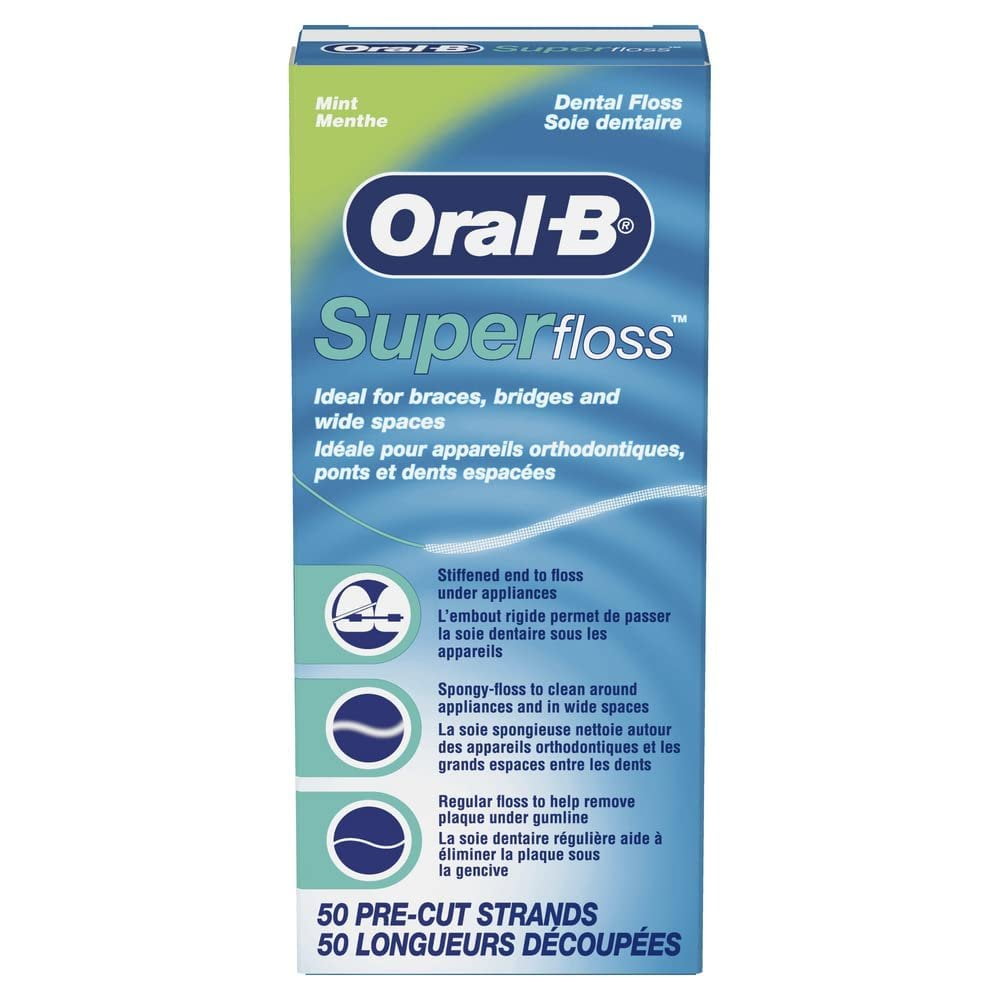 Superfloss Dental Floss 50 Each