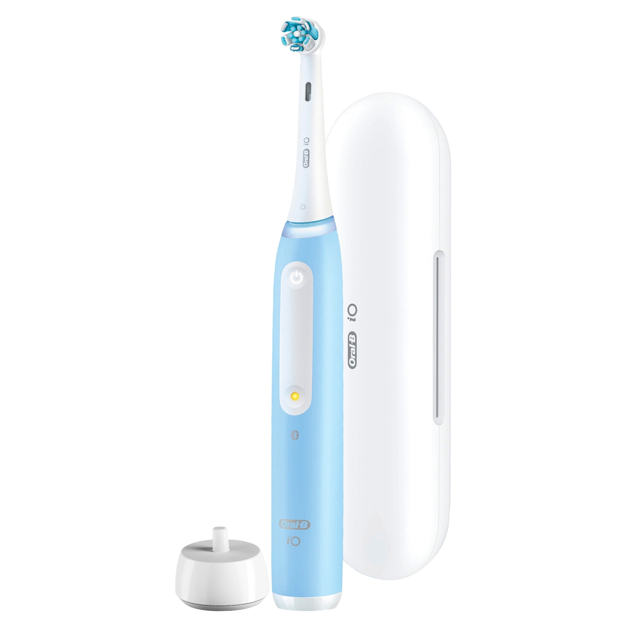 ‑B Toothbrush, iO Series 4 Rechargeable Electric Toothbrush for &amp; Kids 3+, Icy Blue, Compact Head