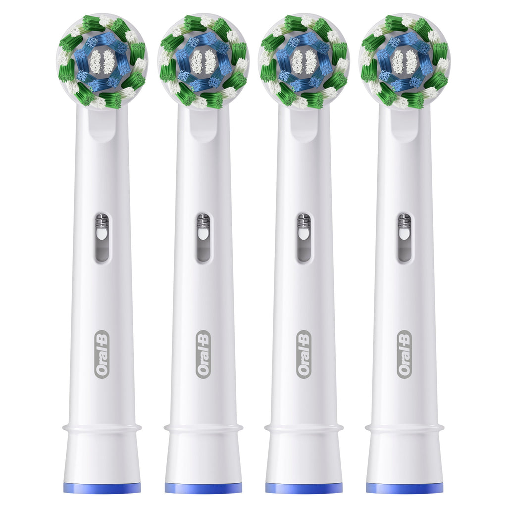 Toothbrush Heads, CrossActionX X-Filament Replacement Brush Heads, 4 Count