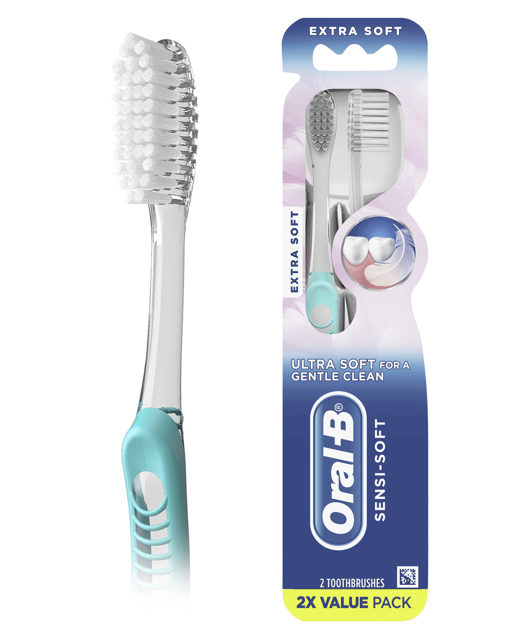 Sensi-Soft Toothbrushes, Ultra Soft, 2 Count