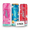 Energy Drink Variety Pack, 12 fl oz Cans (Pack of 3), Pink Slush, Dream Float &amp; Cherry Slush, Zero Sugar, 200mg Caffeine