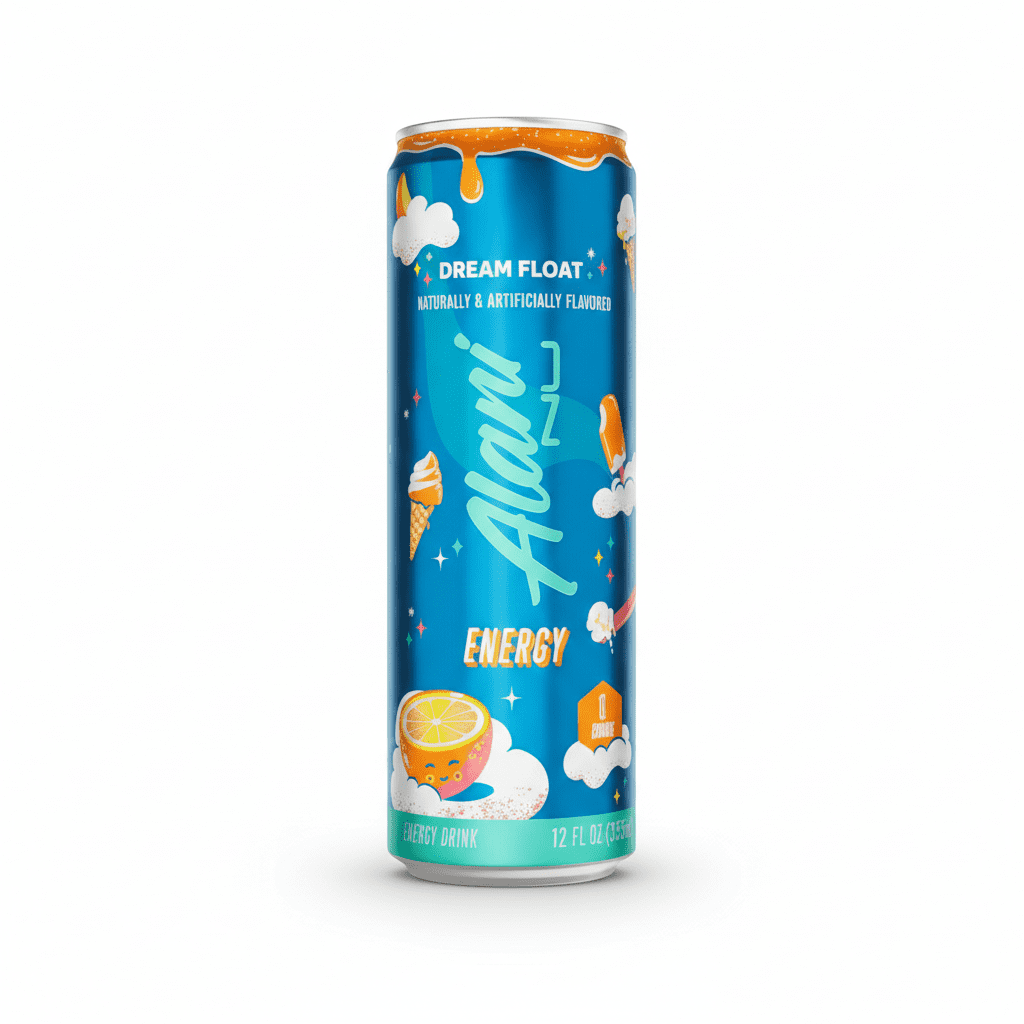 Energy Drink Variety Pack, 12 fl oz Cans (Pack of 3), Pink Slush, Dream Float &amp; Cherry Slush, Zero Sugar, 200mg Caffeine