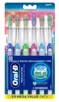 Toothbrush Indicator Color Collection Soft 6-Pack (Pack of 3)