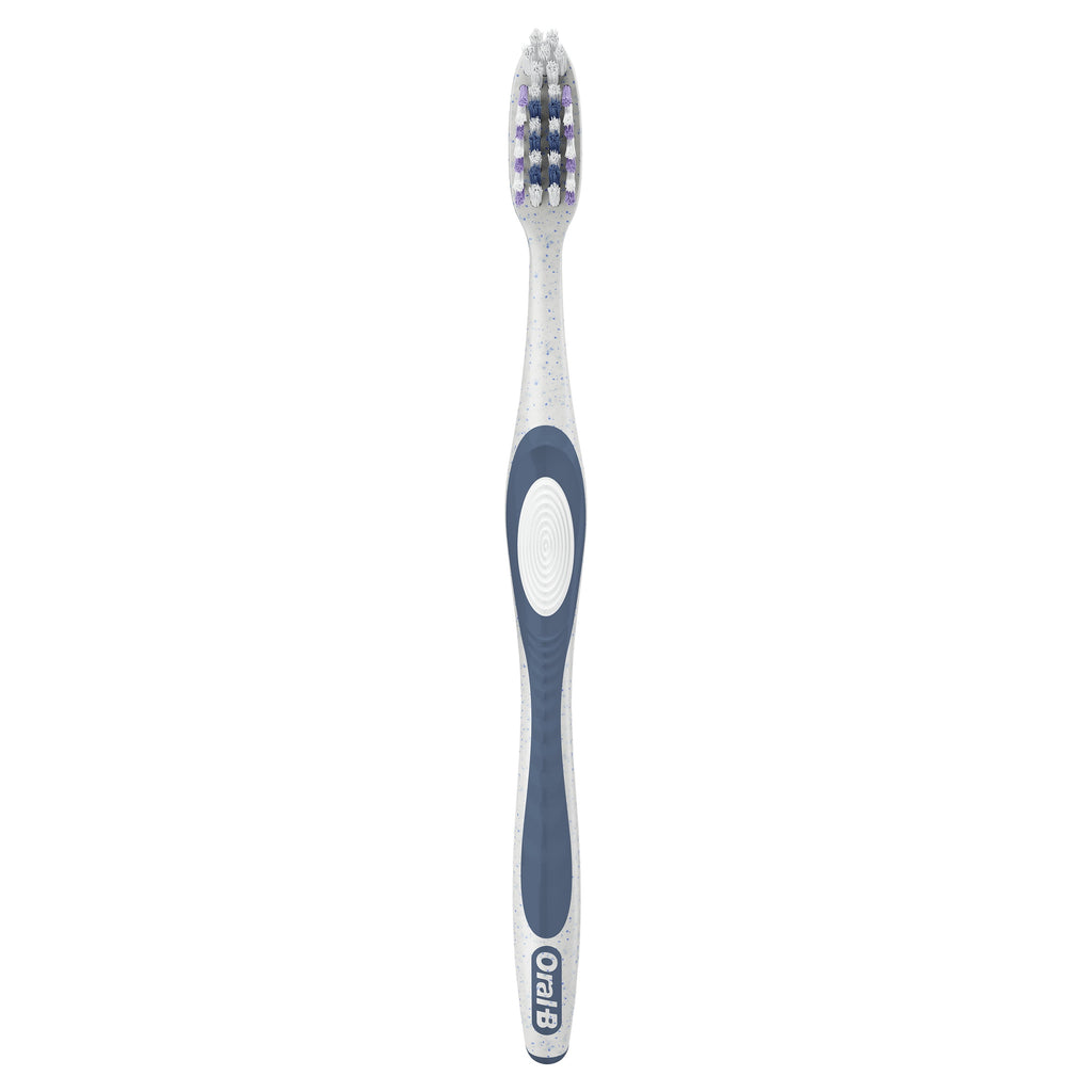 CrossAction Eco Manual Toothbrush, Medium Bristles, 1 Count, for and Children 3+