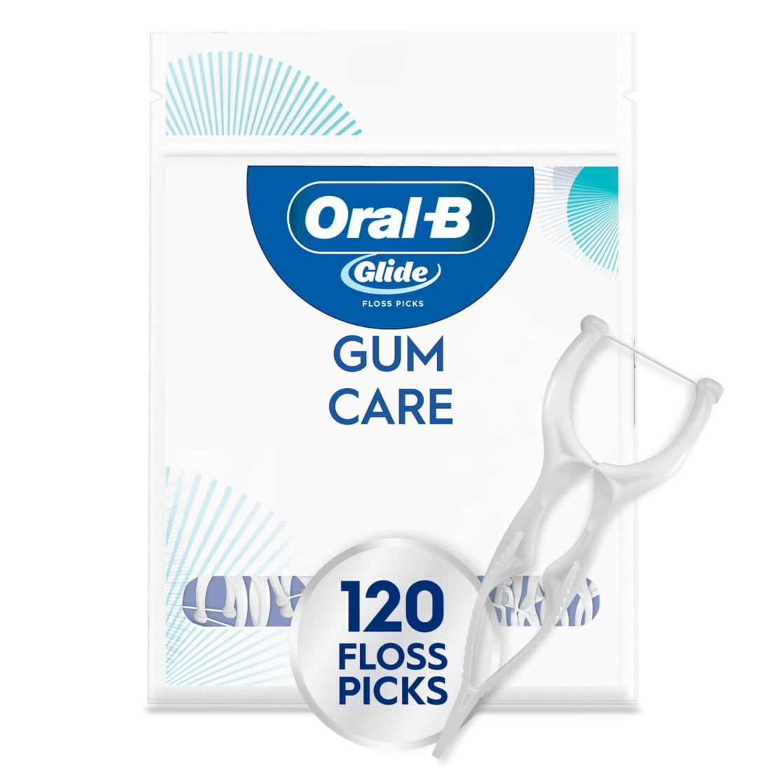 Glide Gum Care Dental Floss Picks, Good for, 120 Picks