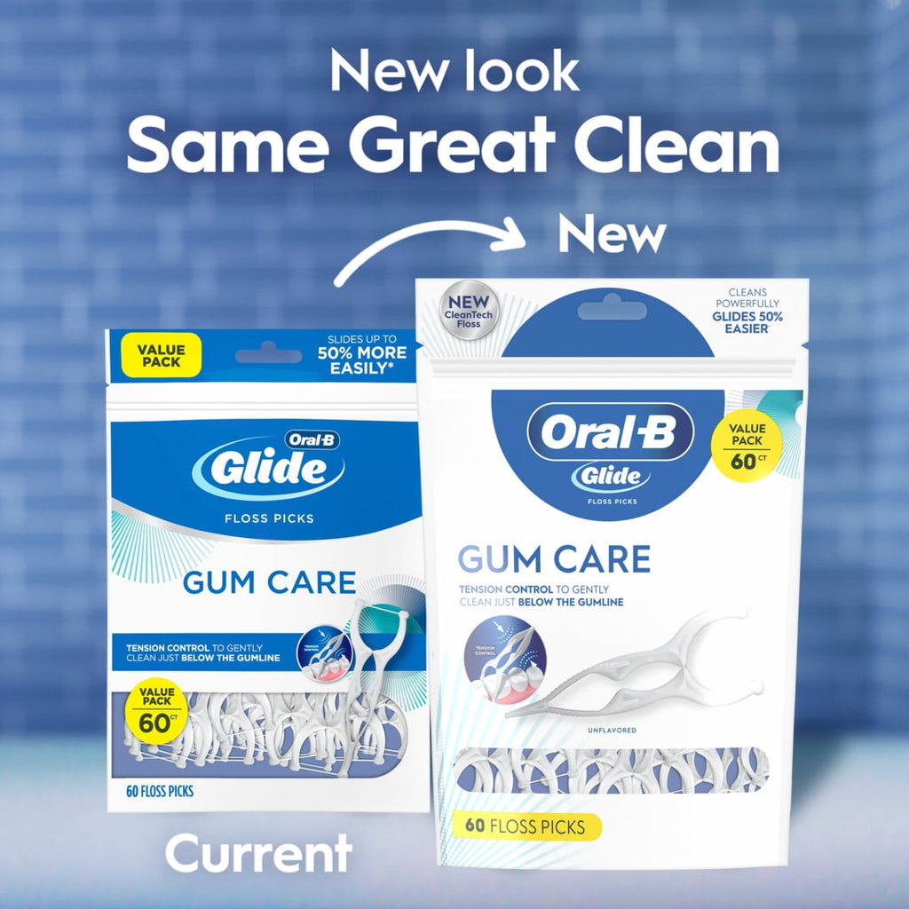 Glide Gum Care Dental Floss Picks, Good for, 120 Picks