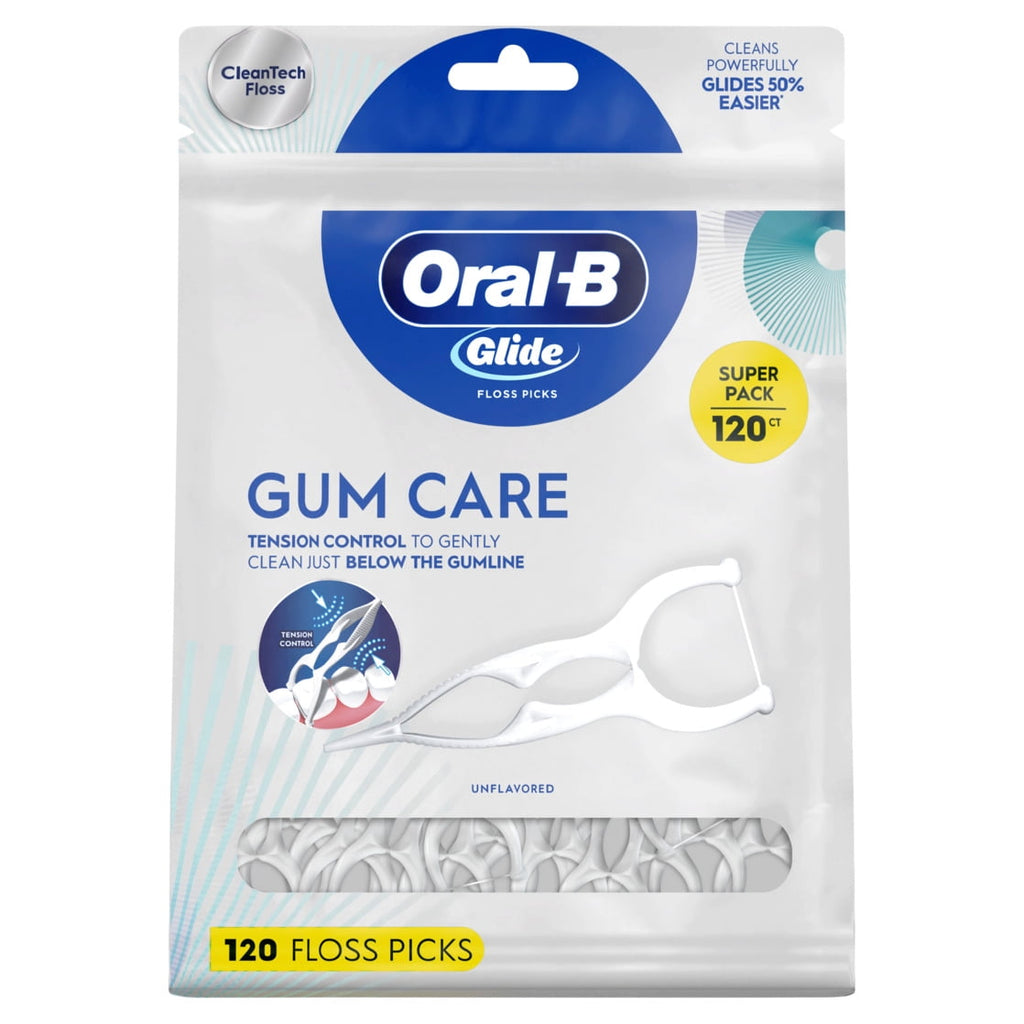 Glide Gum Care Dental Floss Picks, Good for, 120 Picks