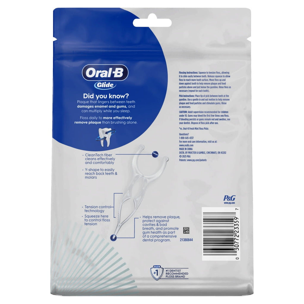 Glide Gum Care Dental Floss Picks, Good for, 120 Picks