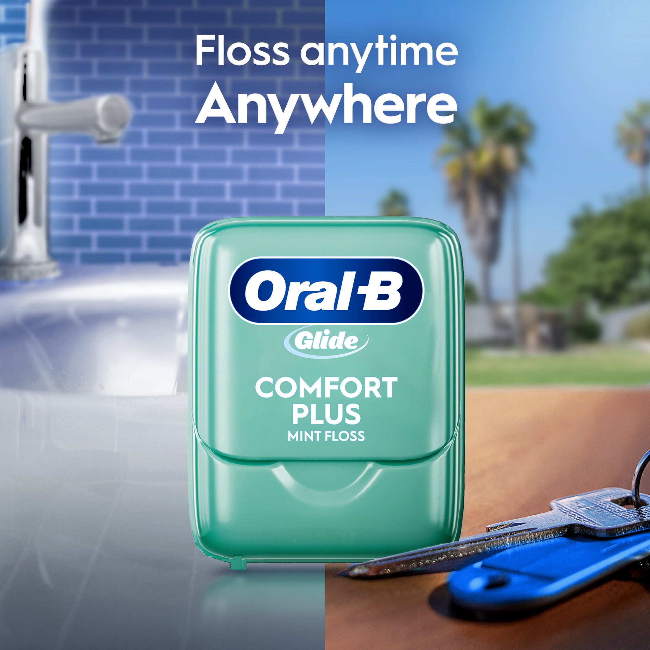 Glide Comfort Plus Dental Floss, Extra Soft, Value 2 Pack (40m Each)