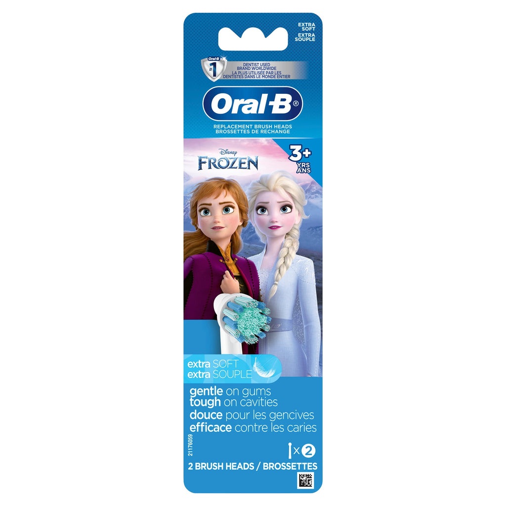 Kids Extra Soft Replacement Brush Heads featuring Disney's Frozen II, 2 Count