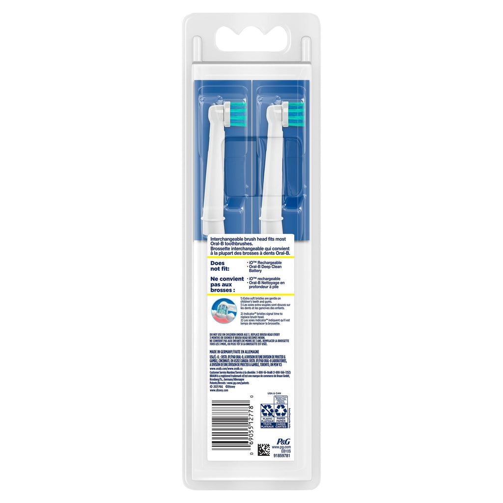 Kids Extra Soft Replacement Brush Heads featuring Disney's Frozen II, 2 Count