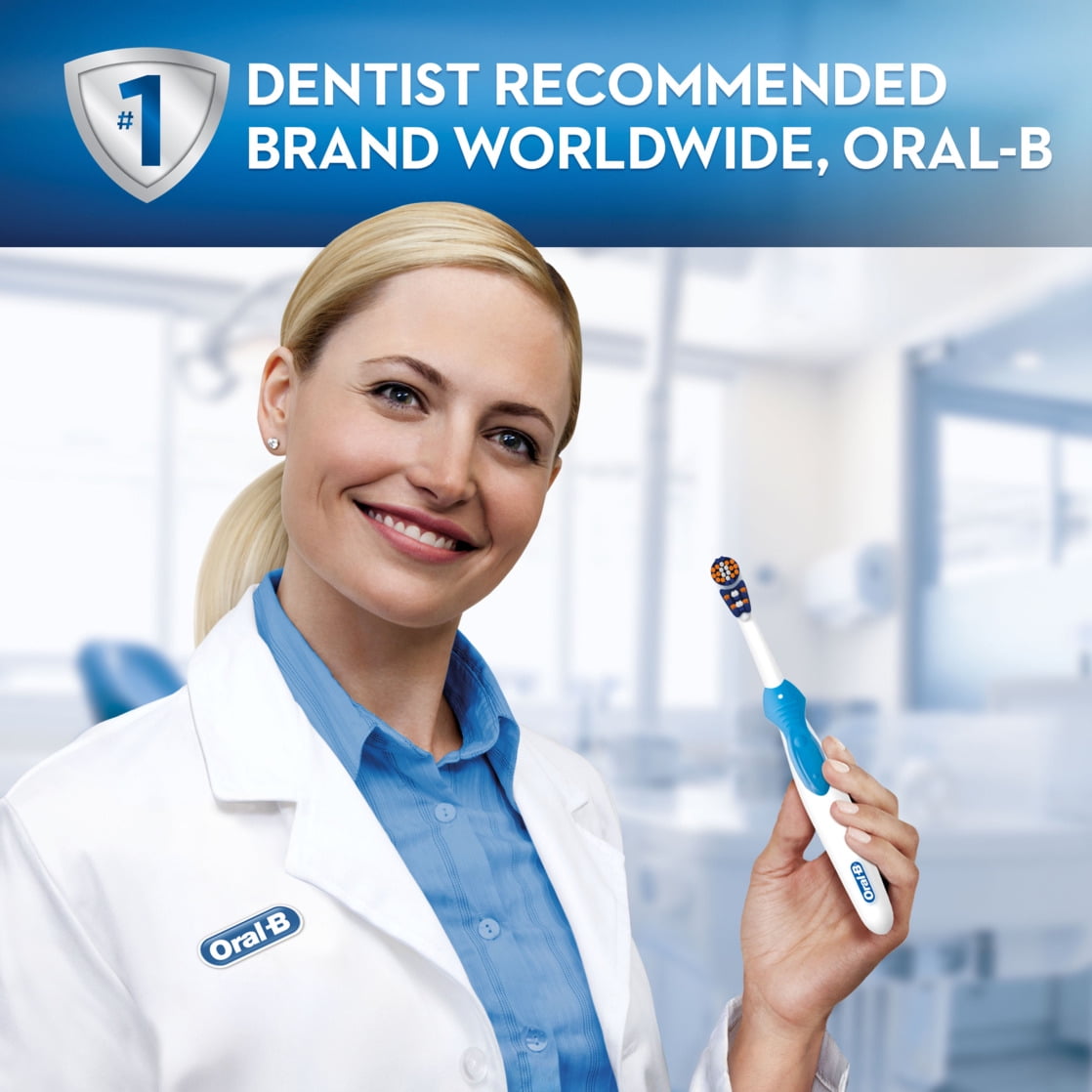 3D White Battery Power Toothbrush Replacement Heads, 2 Count