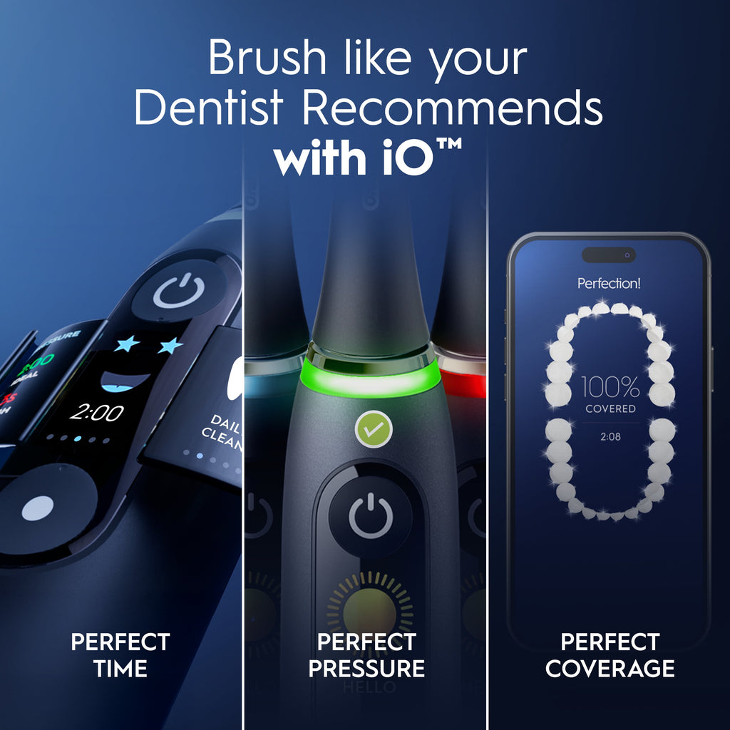iO Series 10 Rechargeable Electric Toothbrush, (4) Brush Heads