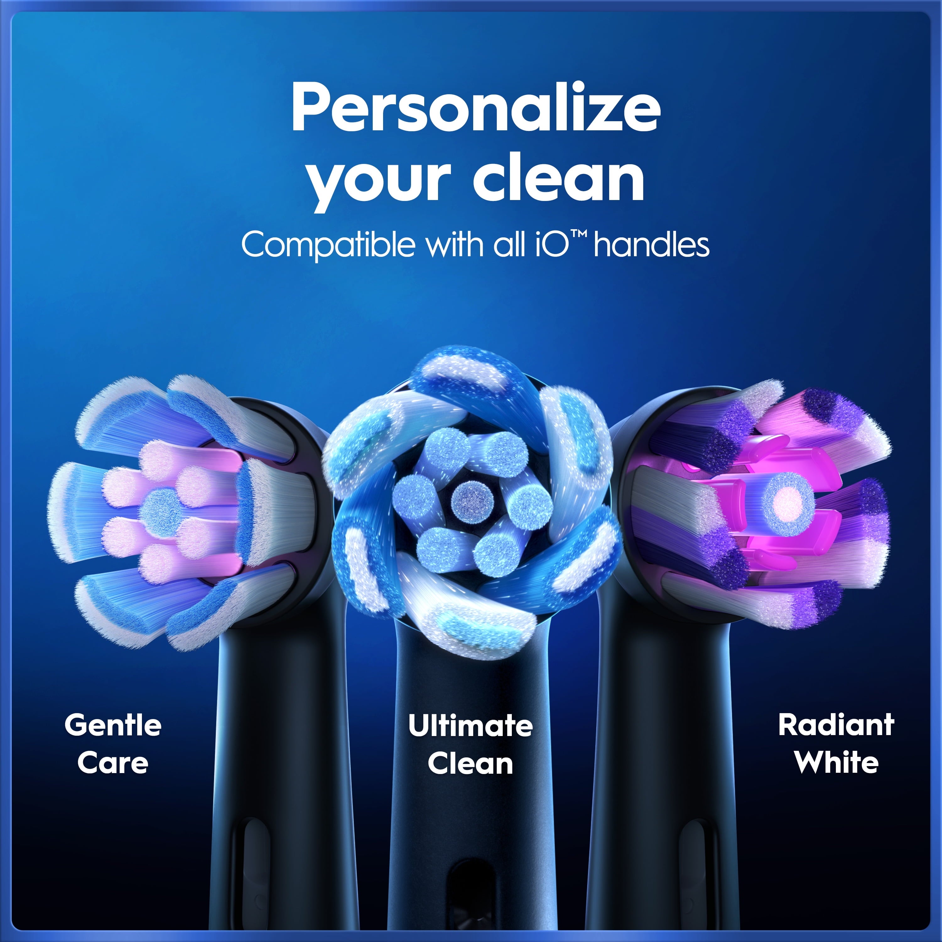 iO Series 10 Rechargeable Electric Toothbrush, (4) Brush Heads