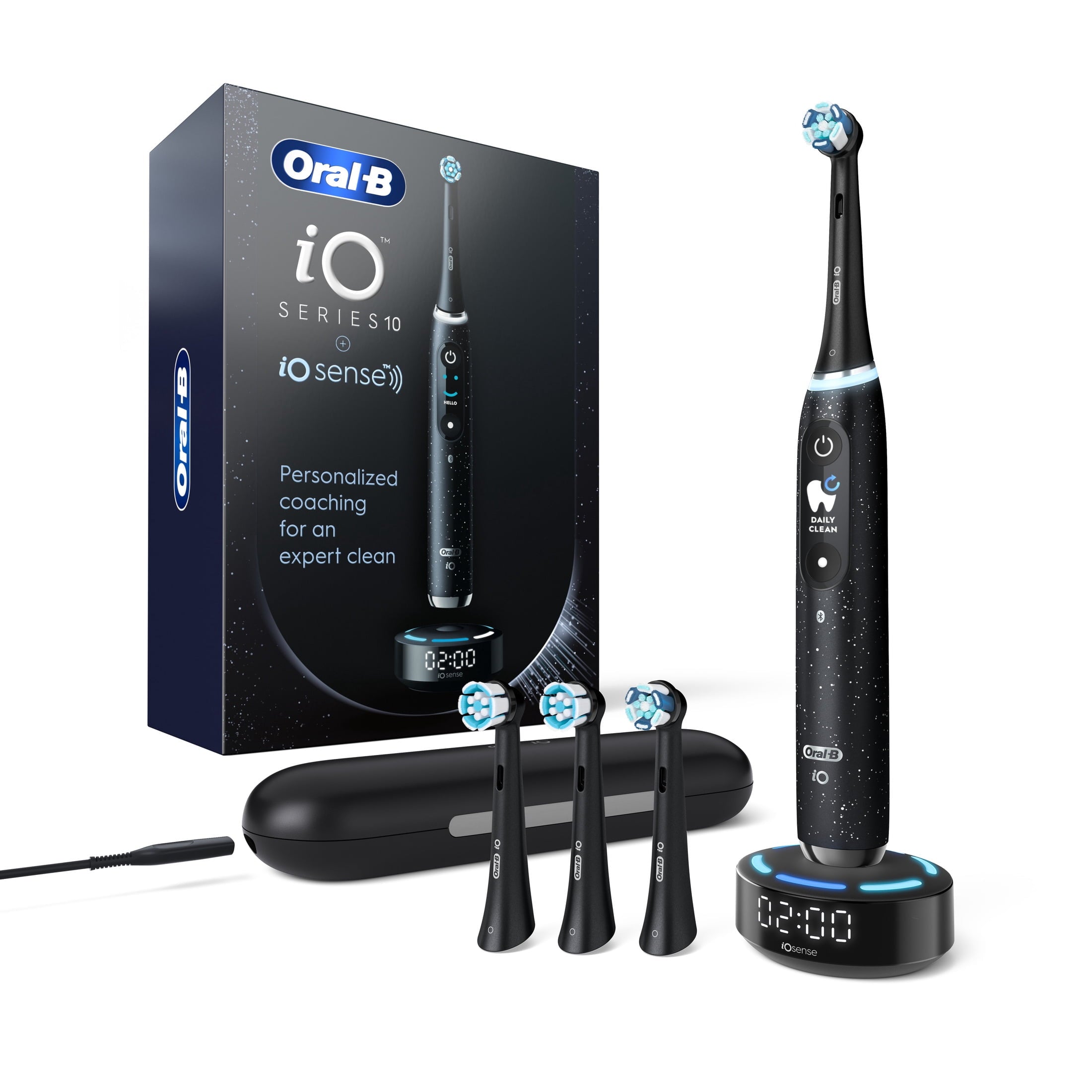 iO Series 10 Rechargeable Electric Toothbrush, (4) Brush Heads