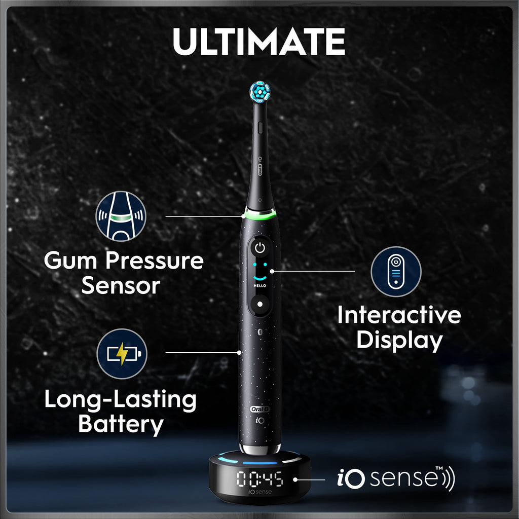 iO Series 10 Rechargeable Electric Toothbrush, (4) Brush Heads