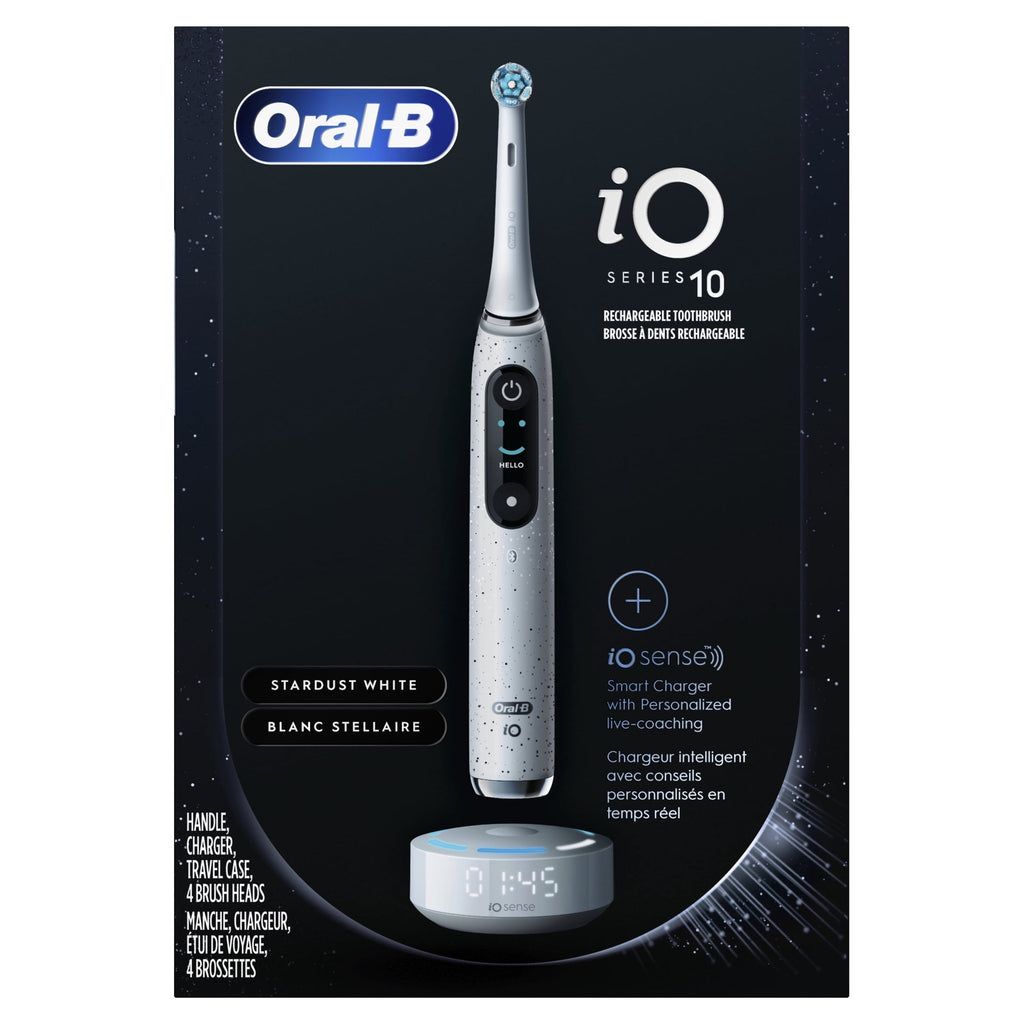 iO Series 10 Rechargeable Electric Toothbrush, (4) Brush Heads
