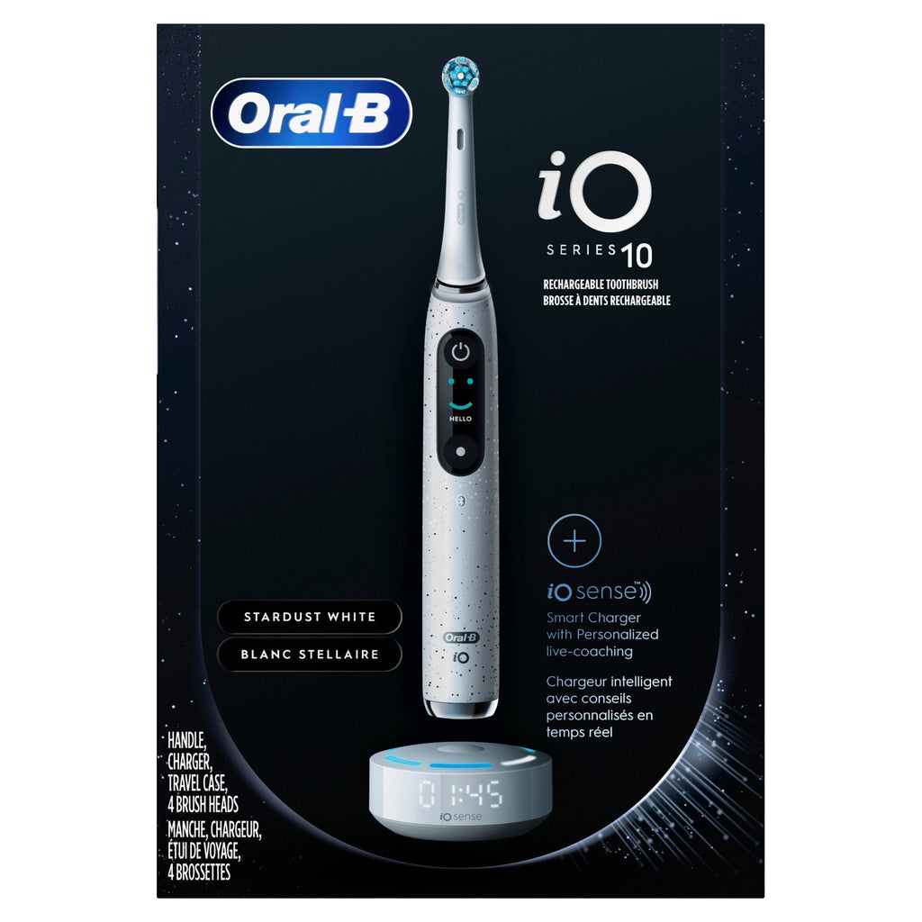 iO Series 10 Rechargeable Electric Toothbrush, (4) Brush Heads
