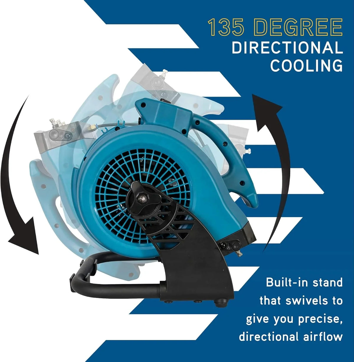 Filter fan FM-48, outdoor cooling type, sturdy and durable, powerful in performance, high wind speed, three-speed adjustment, highly suitable for use in camping, courtyards, picnics and other occasions.