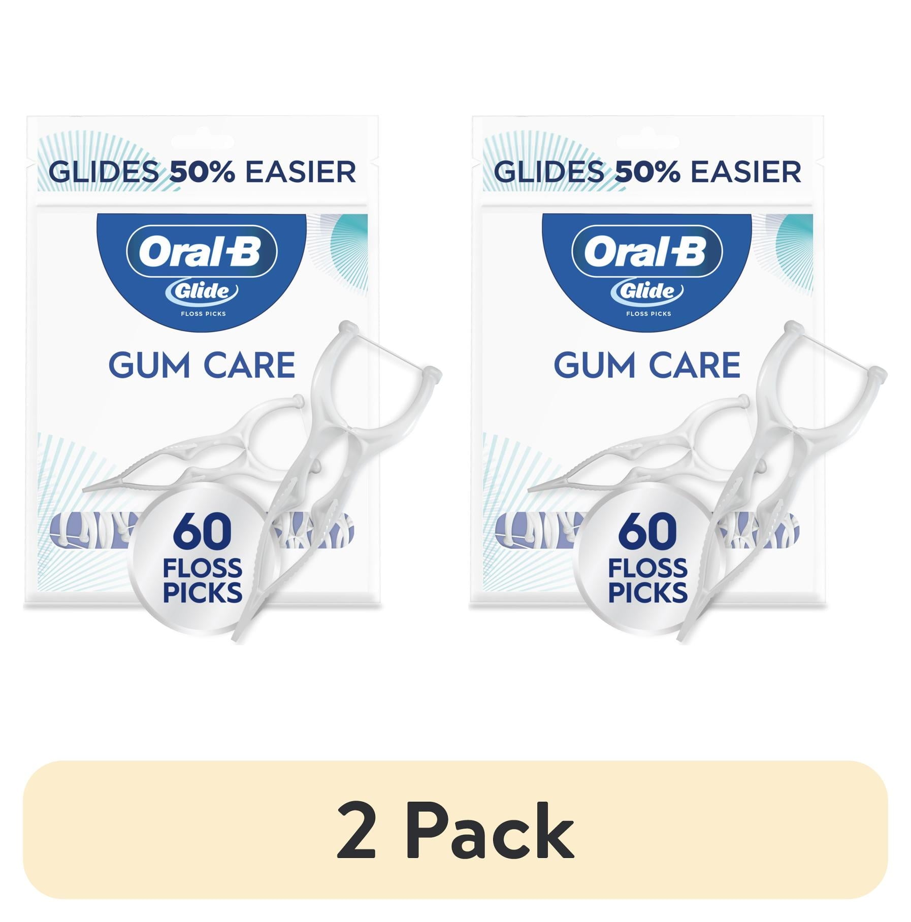 Floss, Glide Gum Care Dental Floss Picks, Good for Back Teeth, 60 Picks