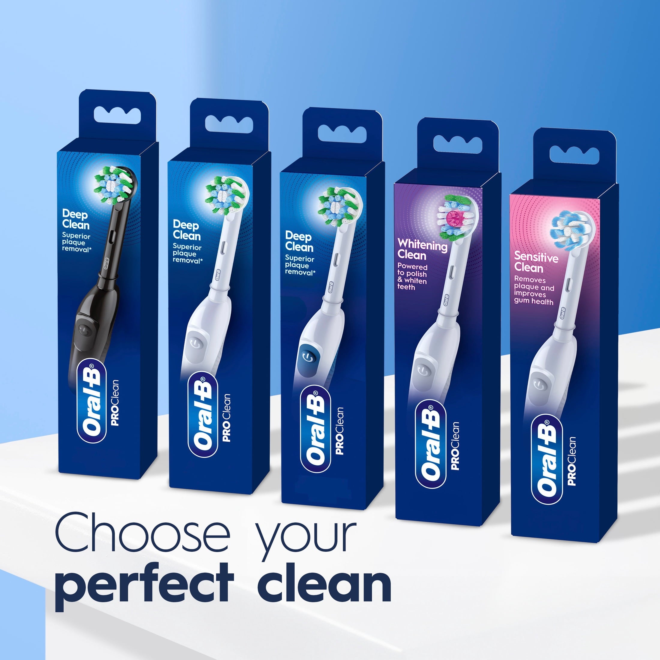 Toothbrush, Pro 100 Precision Clean, Battery Power Toothbrush, White