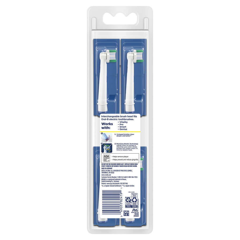 PrecisionCleanX X-Filament Replacement Brush Heads, 6 Ct