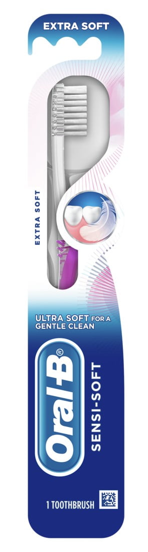 Toothbrush Sensi-Soft Extra Soft Asst Colors (Pack of 3)