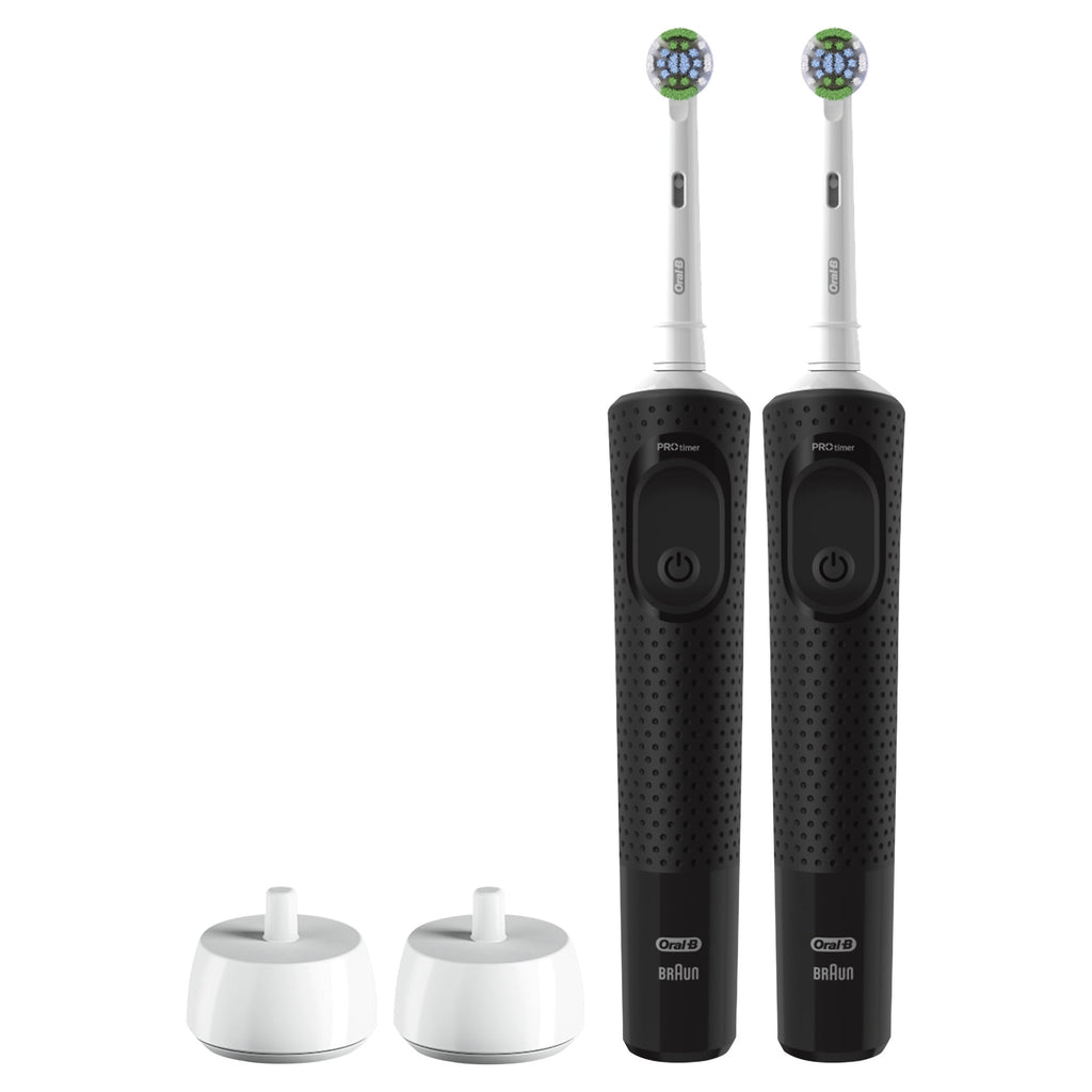 Toothbrush, Pro 500 Electric Toothbrush with (1) Brush Head, Black, for and Children 3+