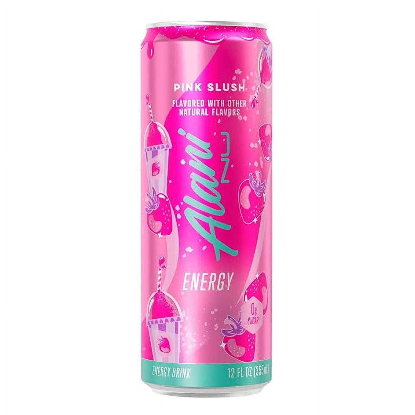 New  Energy Drinks Variety Pack Watermelon Wave, Pink Slush, Orange Kiss Flavors Sugar-Free, Low-Calorie, 200mg Caffeine, Energy Boost Drink 12 fl oz (Pack of 6)