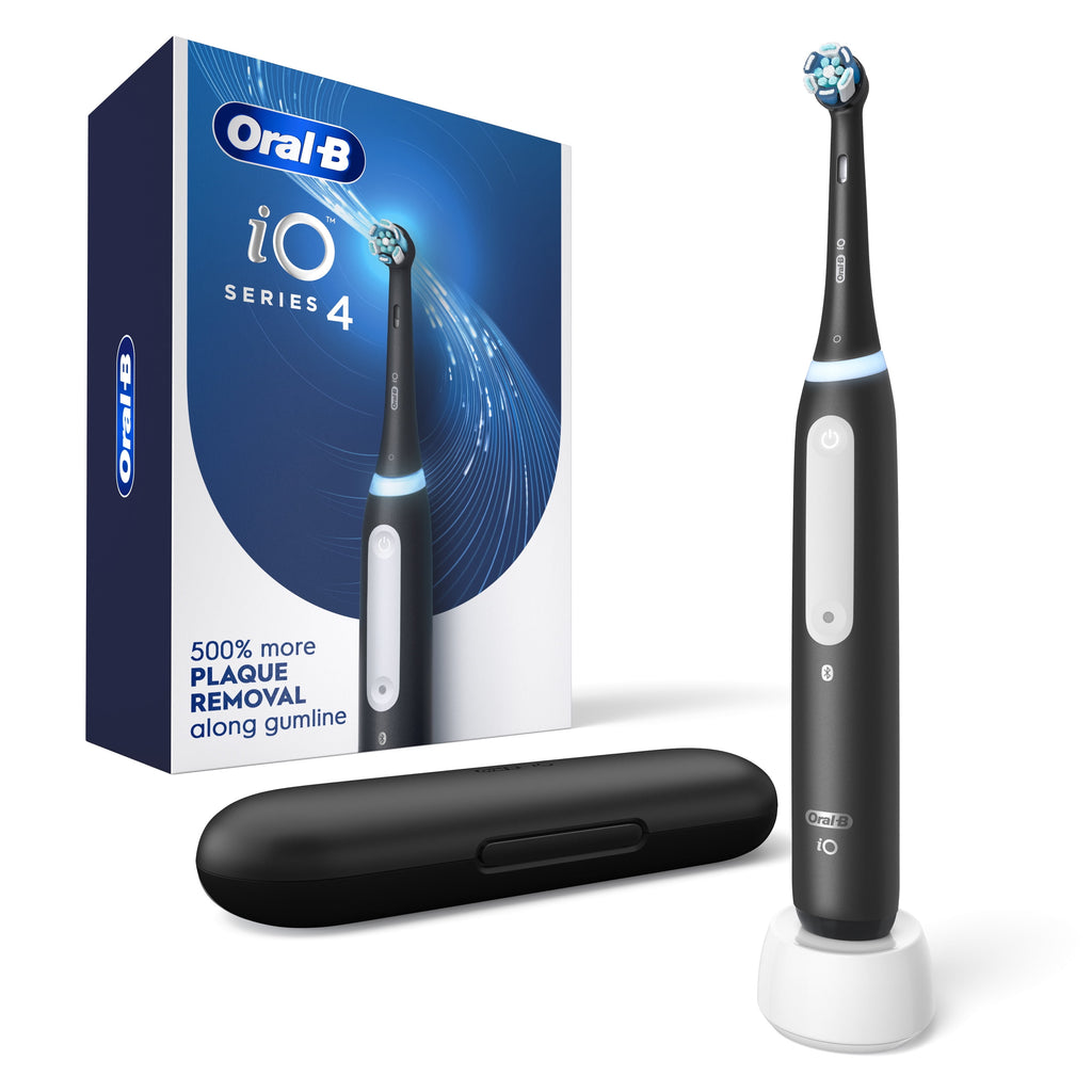Toothbrush, iO Series 4 Electric Toothbrush with (1) Brush Head, Rechargeable, Black