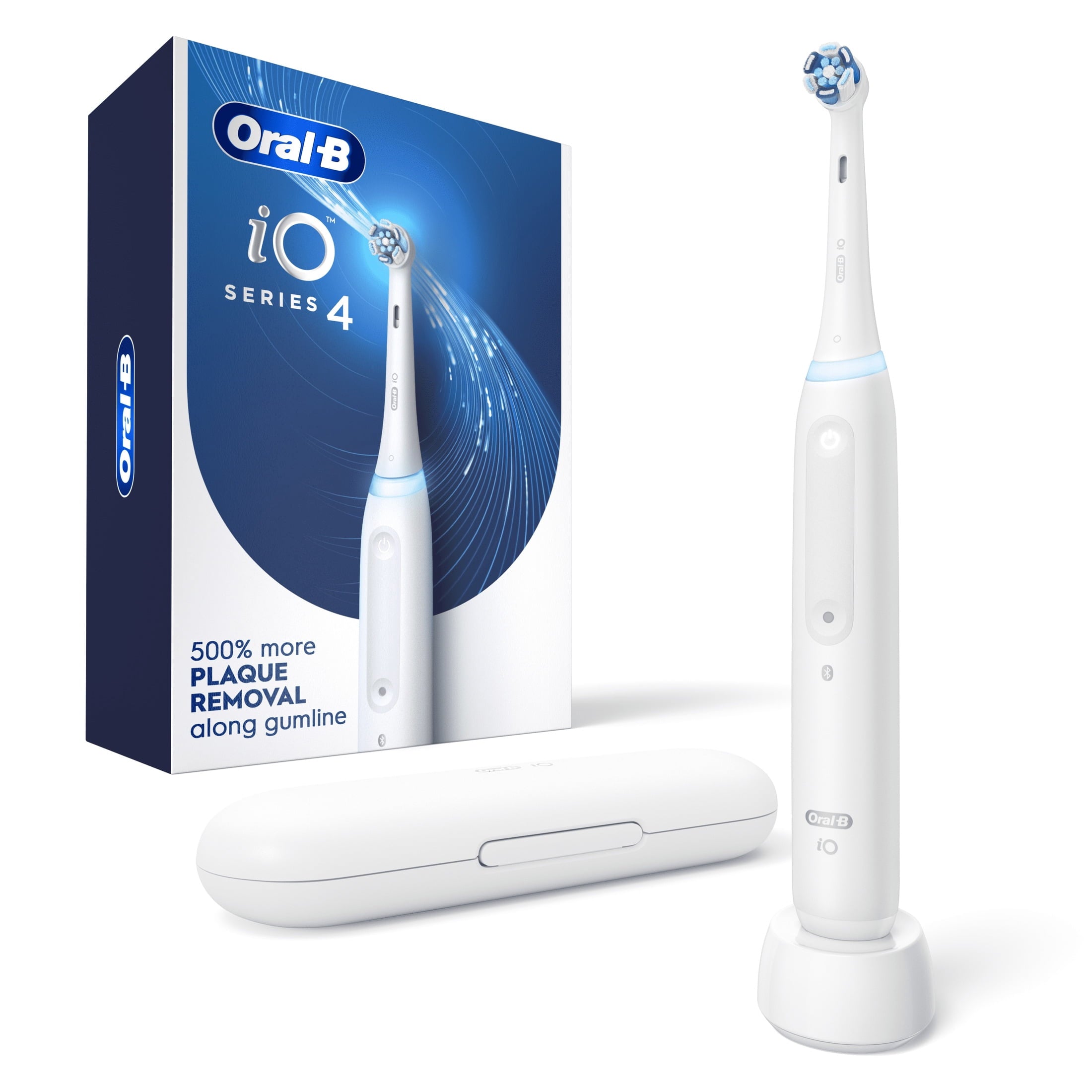Toothbrush, iO Series 4 Electric Toothbrush with (1) Brush Head, Rechargeable, Black
