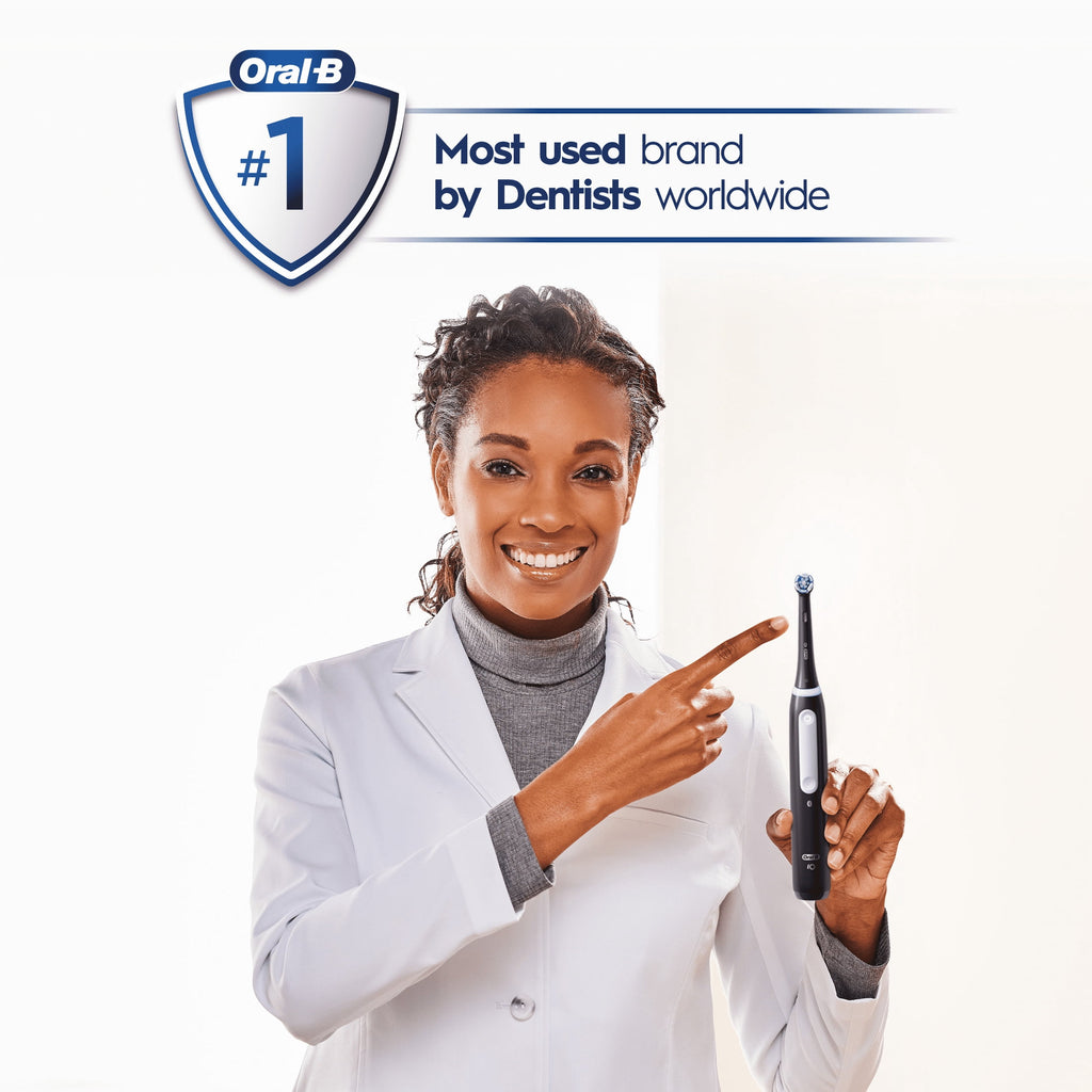 Toothbrush, iO Series 4 Electric Toothbrush with (1) Brush Head, Rechargeable, Black