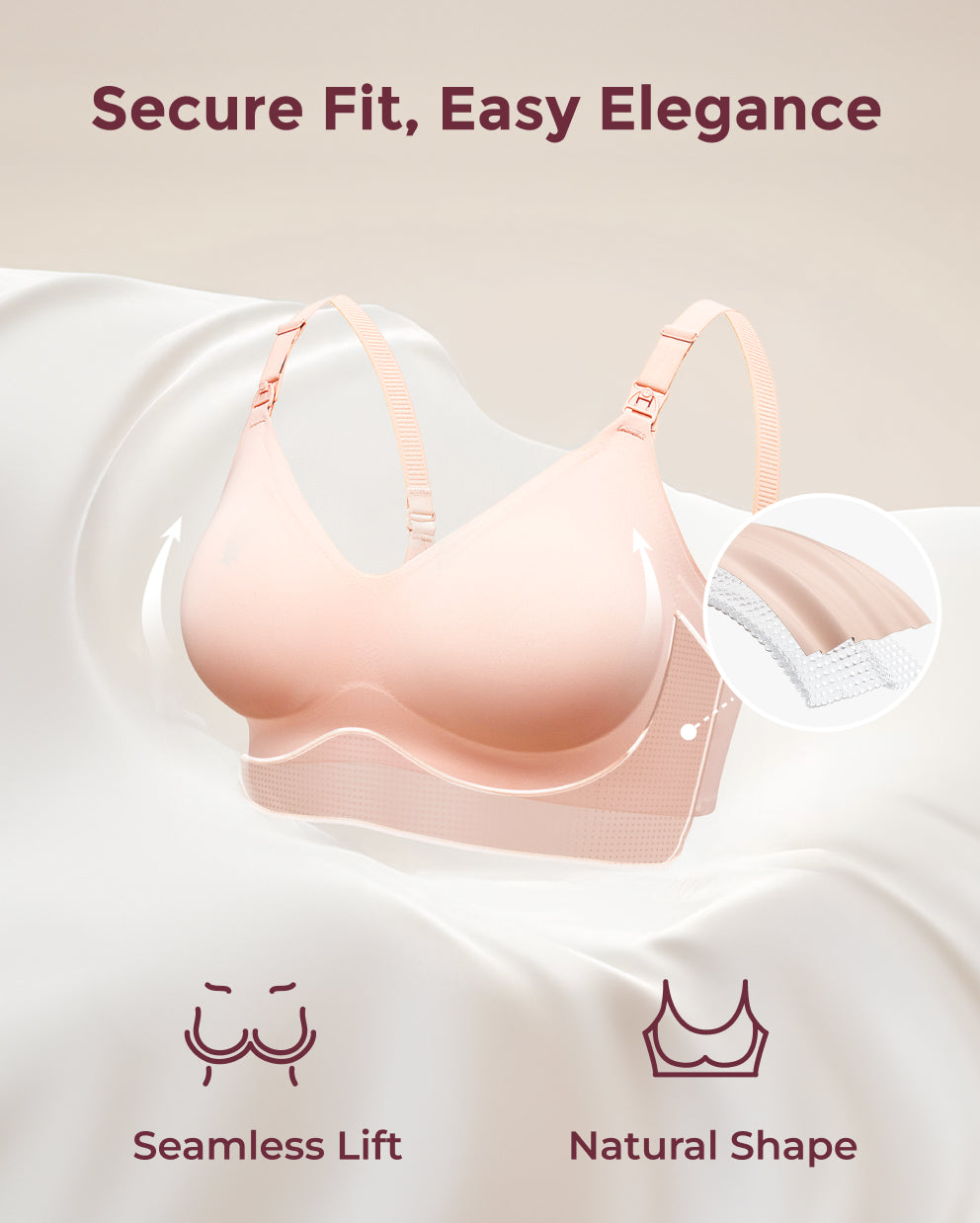 Postpartum Essential Kit:Postpartum Belly Wrap + Nursing bra