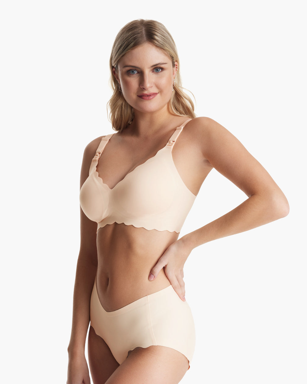 Jelly Strip - Seamless Floral Push up Nursing Bra (2 Pack)