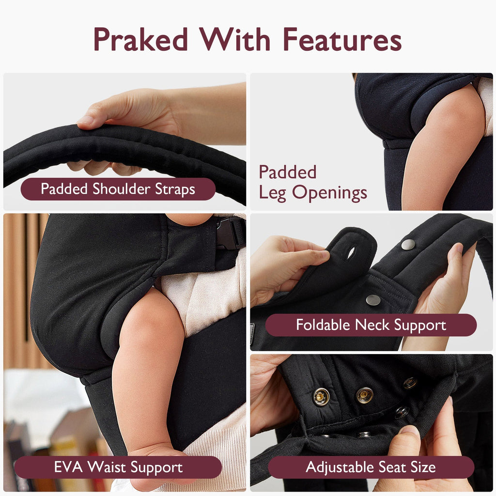 PureHug Baby Carrier - Black