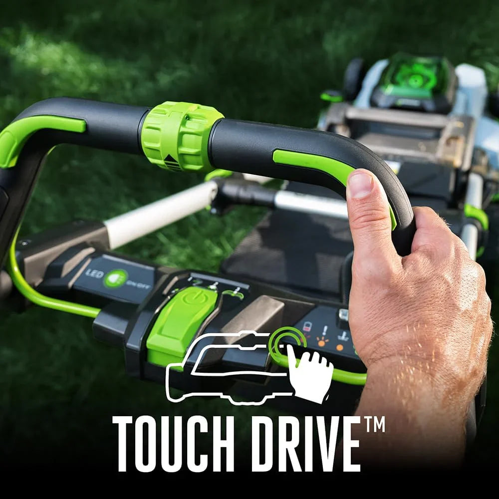 EGO Power 21-Inch 56V Self-Propelled Cordless Lawn Mower with 2x 4.0Ah Batteries & Rapid Charger, Black