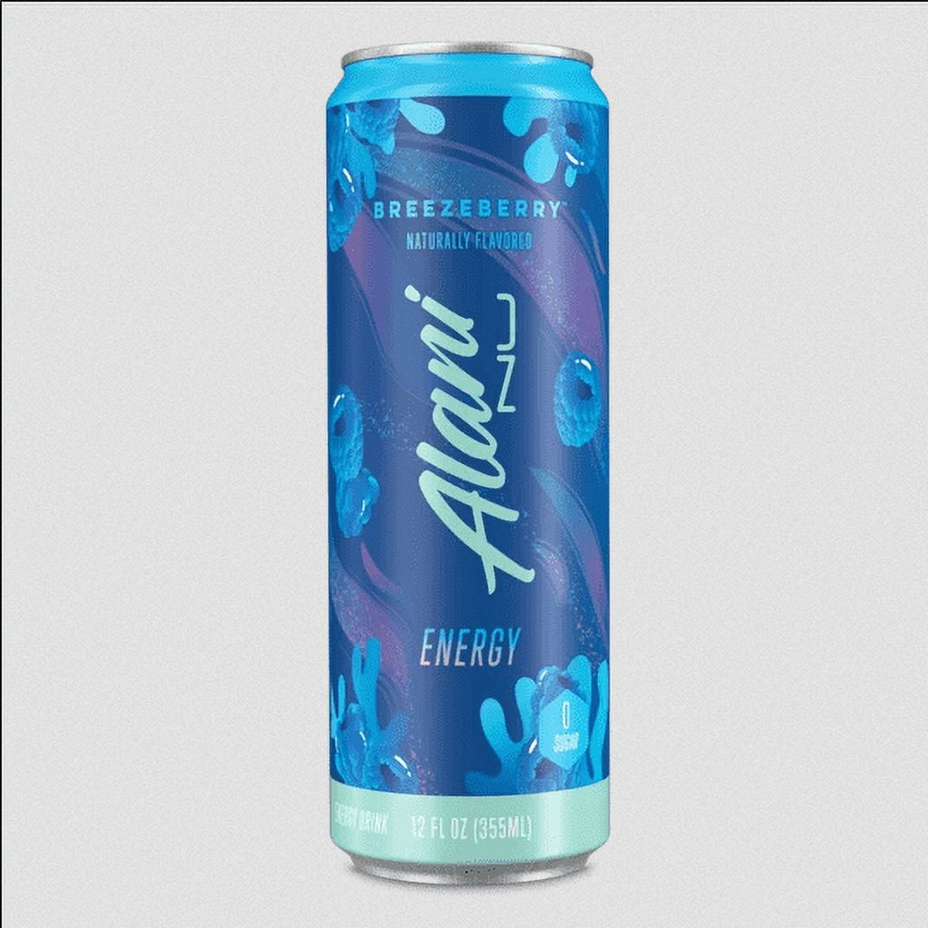 Energy Drink - Breezeberry - 12oz Cans (Single Cans)-Pack Of 4