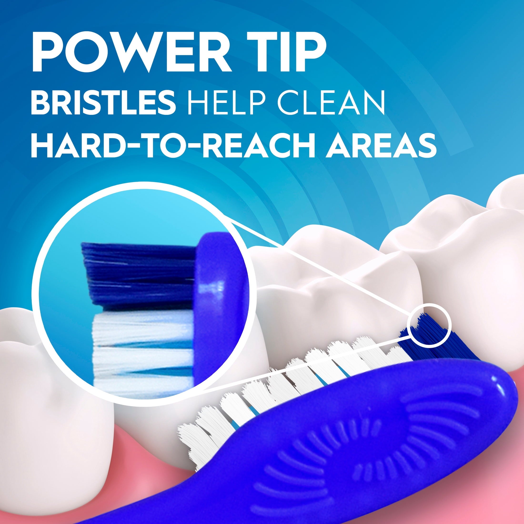 Toothbrush Dual Clean, Medium, 1 Count