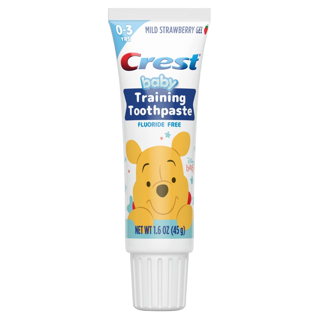 Training Toothpaste and Brush, Fluoride Free, Strawberry 1.6 oz