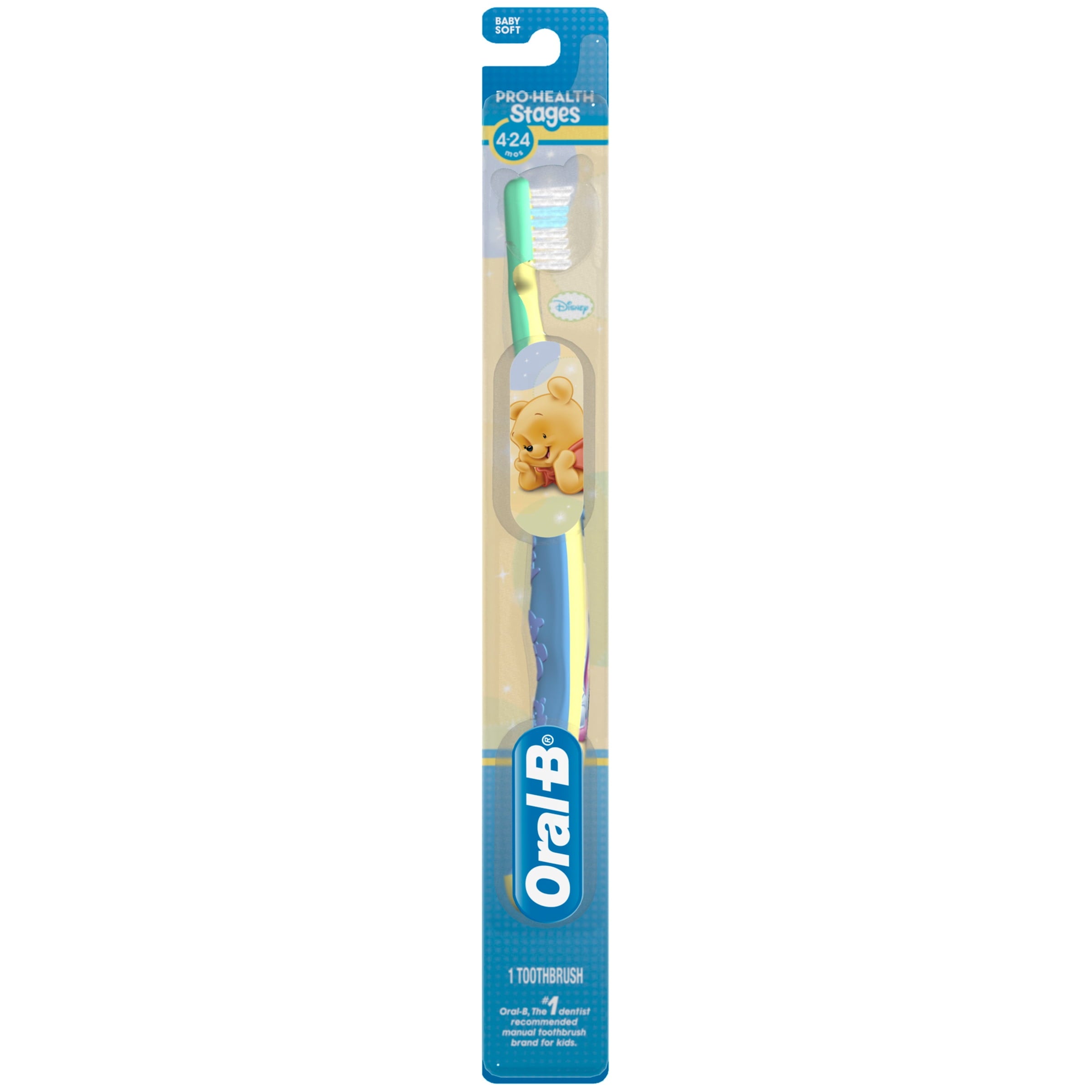 Pro-Health Kids Stages Winnie the Pooh Baby Toothbrush, Soft - (Pack of 6)