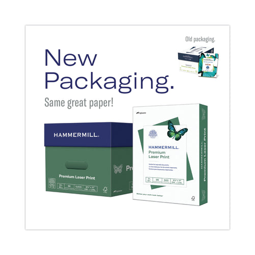 32lb Premium Laser Print, 8.5x11, White, 1 Ream, 500 Sheets