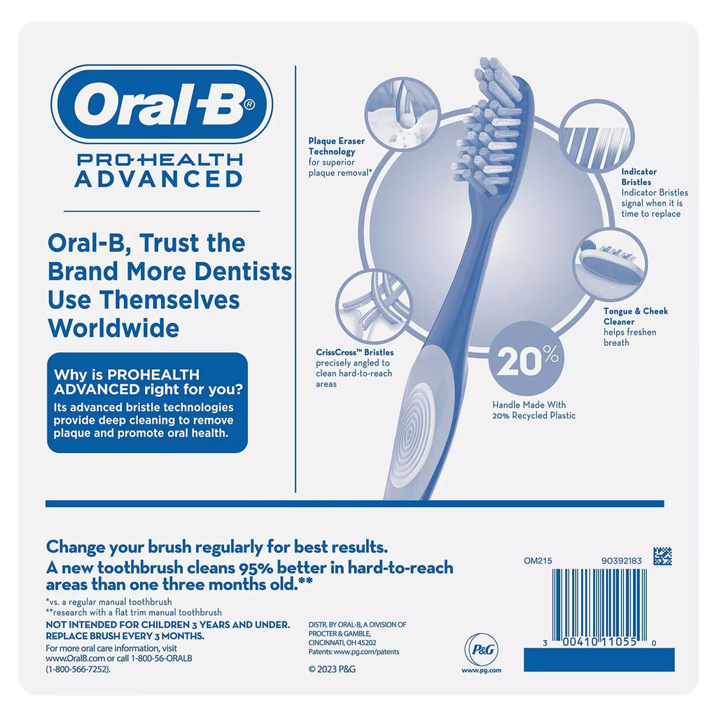 ProHealth Advanced Manual Toothbrush 8 Count (Soft)