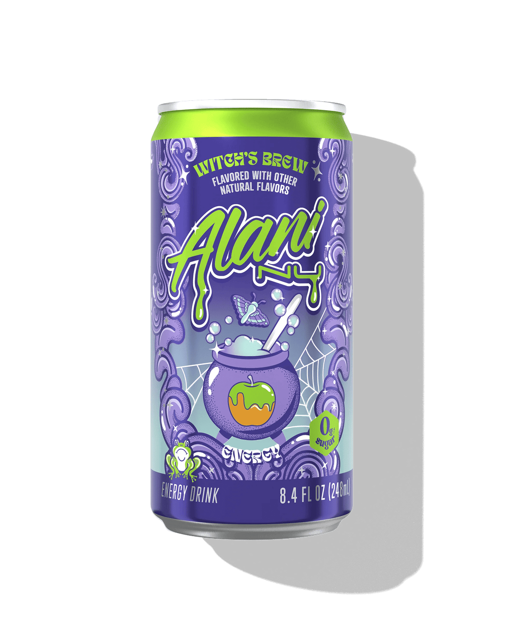 Sugar Free Mini Energy Drink, Brew Flavor, 8.4 fl oz Single Can, 100mg Caffeine