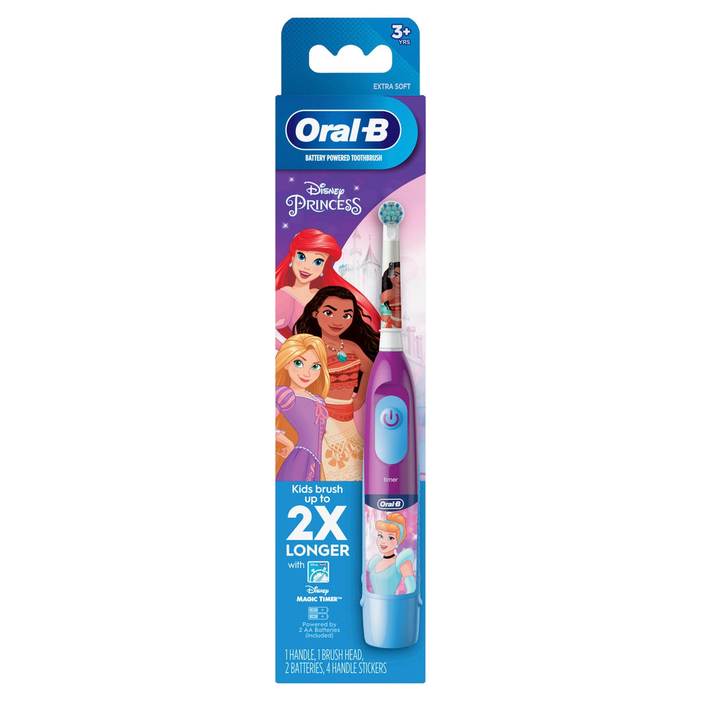 Kid's Battery Toothbrush featuring Disney Princess, for Kids 3+