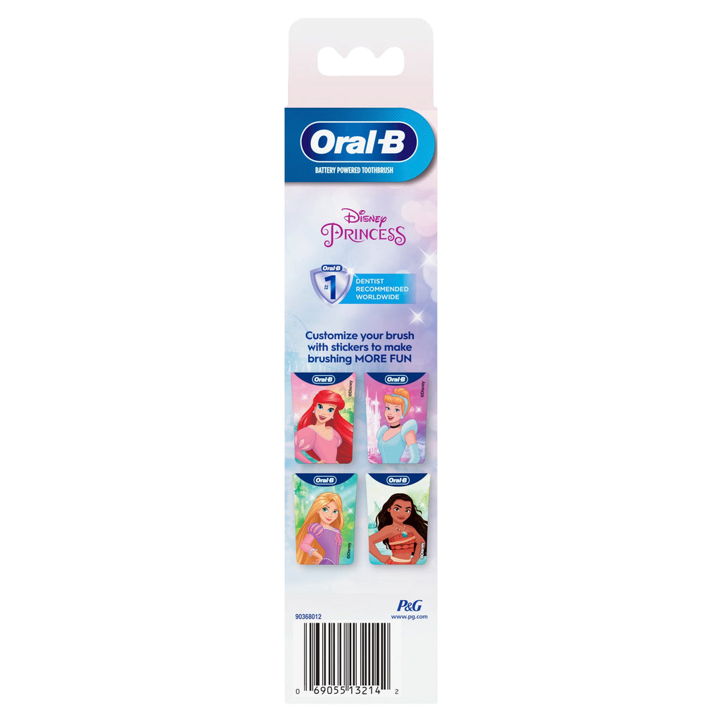Kid's Battery Toothbrush featuring Disney Princess, for Kids 3+