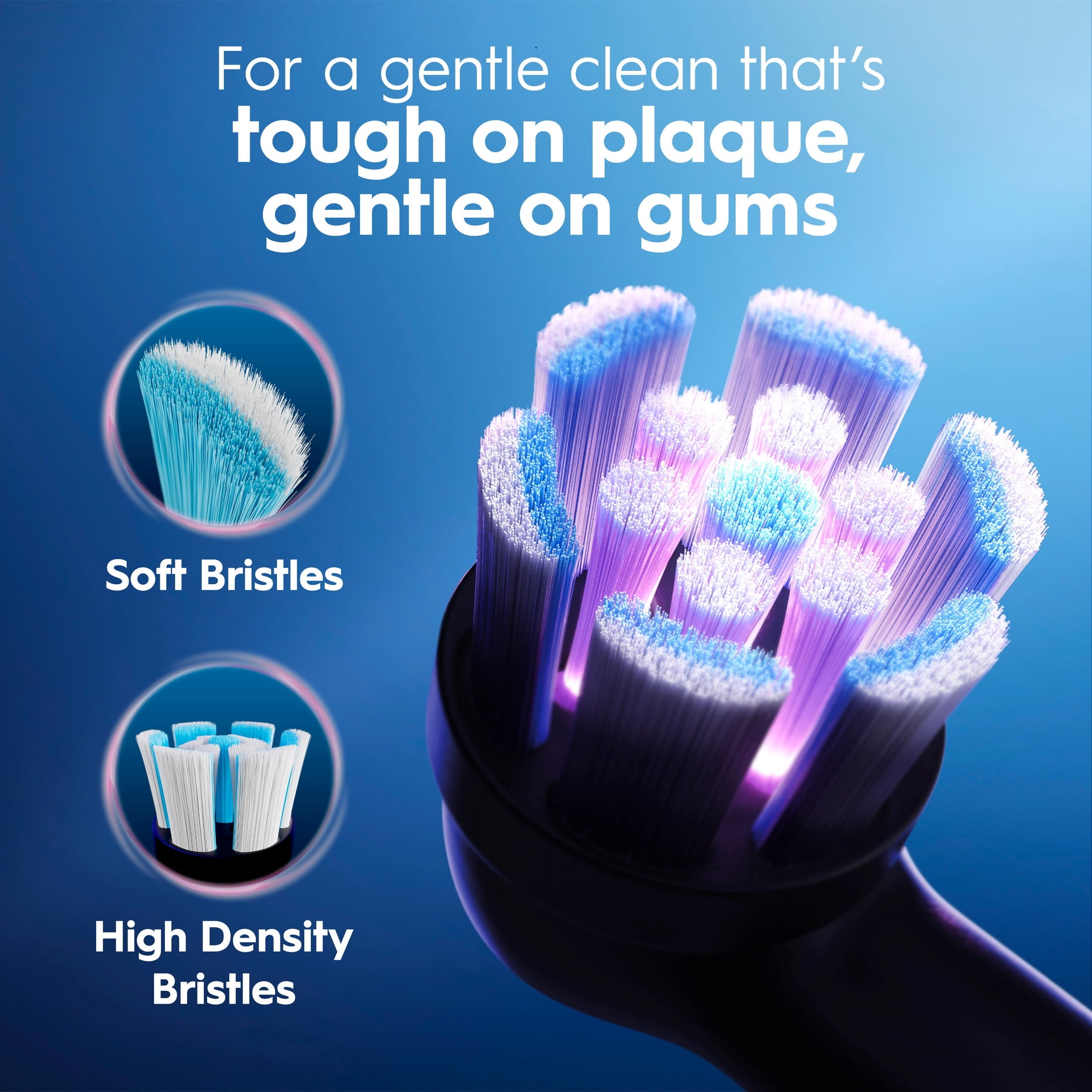 Toothbrush, iO Series 2 Rechargeable Electric Toothbrush for &amp; Kids 3+, Night Black, 1 Gentle Care Brush Head