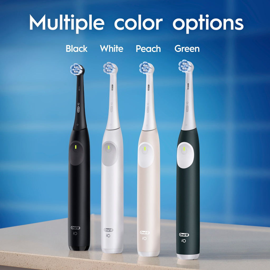 Toothbrush, iO Series 2 Rechargeable Electric Toothbrush for &amp; Kids 3+, Night Black, 1 Gentle Care Brush Head